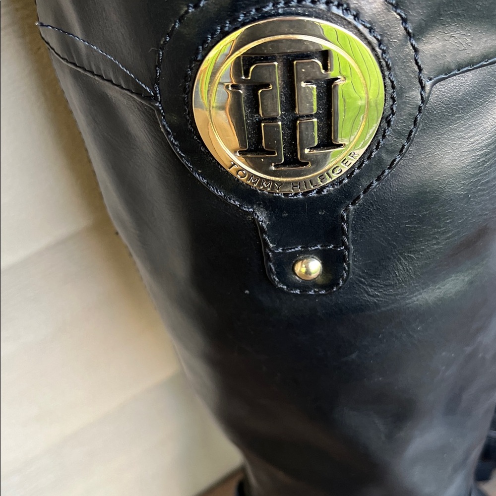 Black Knee-High Riding Boots - Picture 3 of 13